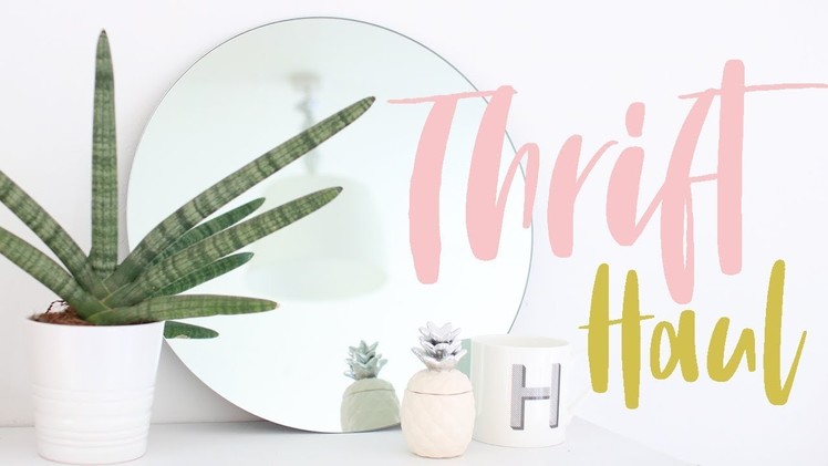 Thrifted Homeware Haul And Decor Styling