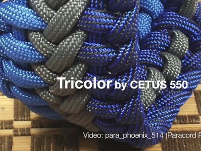 Tricolor Paracord Bracelet by Cetus 550