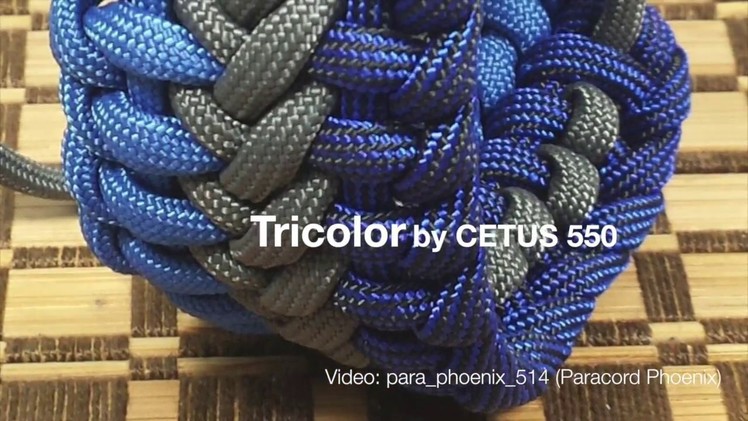 Tricolor Paracord Bracelet by Cetus 550