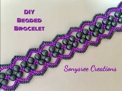 "Vault" Bracelet !! Easy to make beaded Bracelet ???? DIY