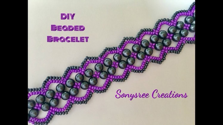 "Vault" Bracelet !! Easy to make beaded Bracelet ???? DIY
