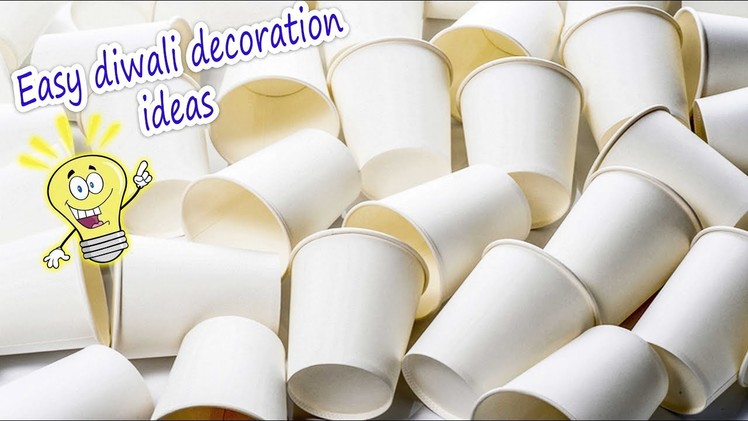 Very easy diwali decor idea using tea cups 2017 | Artkala 313