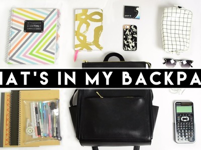WHAT'S IN MY BACKPACK | amandarachlee
