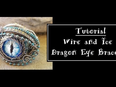Wire and Ice Dragon Eye Bracelet