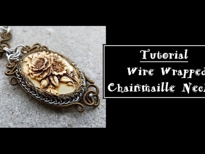 Wire Wrap Chainmaille Necklace