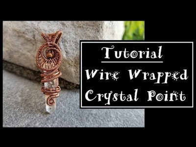 Wire Wrapped Crystal Pendant