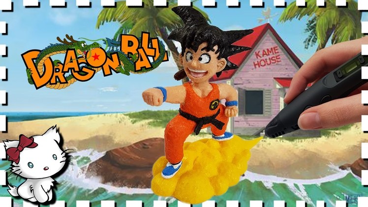 3D Pen Anime Creation ♥ Son-Goku Kid ♥ from Dragonball