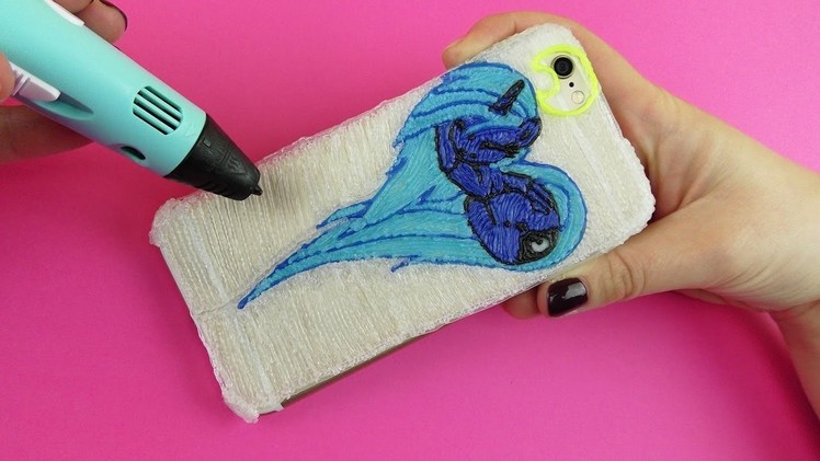 3D Pen Creations | How to make Princess Luna Case for iPhone | 3D Pen Art