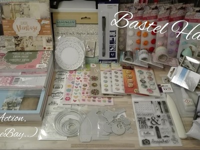 Bastel Haul Scrapbooking & Karten (Action,Tedi,eBay)