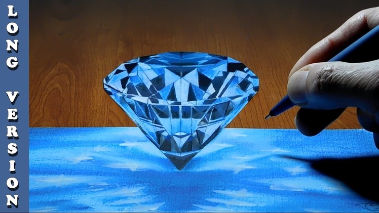 Diamond, 3D Trick Art on Paper , Long Version