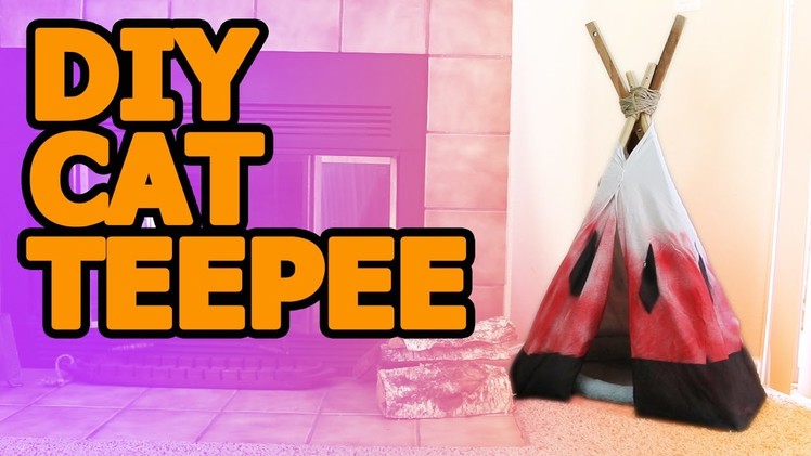 DIY Cat Teepee  - No Skills Needed