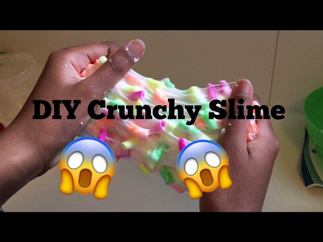 DIY Crunchy Slime With Straw Pieces| Ketchup DIY