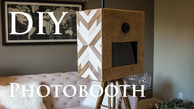 DIY Geometric Wood Photobooth