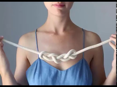 DIY Knot Necklace