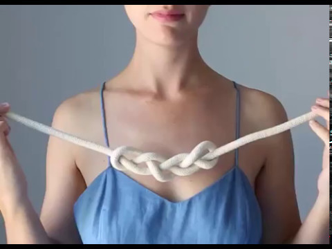 DIY Knot Necklace