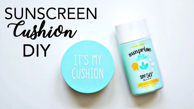 DIY Sunscreen Cushion For Easy Reapplication!