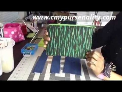 DIY Triple Zipper Pouch