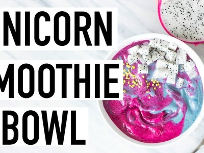 DIY UNICORN SMOOTHIE BOWL! Healthy Smoothie Bowl! Cooking With Liv Ep. 25