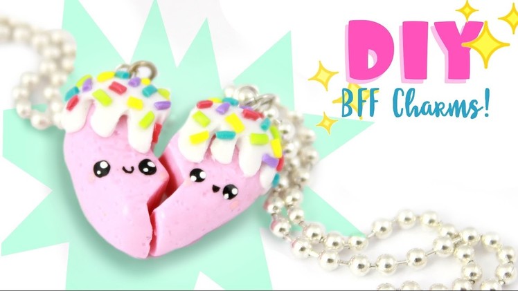 ♡ DIY Yummy Heart BFF CHARMS! ♡ | Kawaii Friday