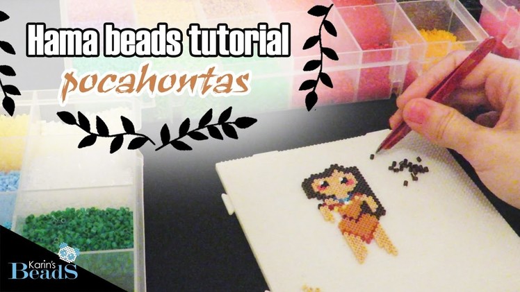 Hama beads tutorial  | pocahontas |