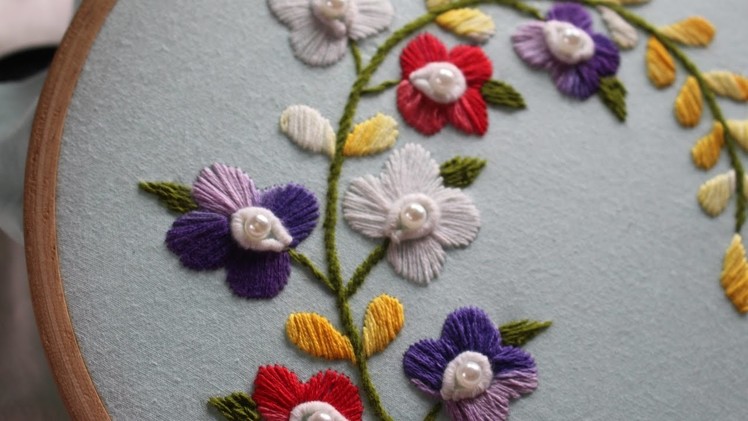 Hand Embroidery Designs | Japanese stitch | Stitch and Flower-142