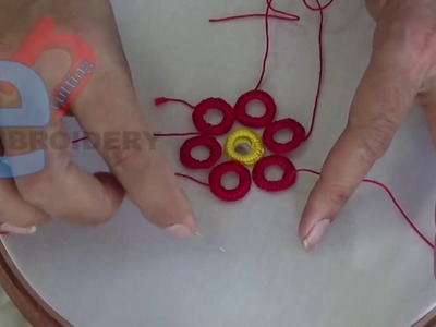 Hand Embroidery: Making mirror rings with hand