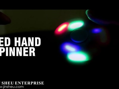Hot! LED hand spinner stress relieve toy ハンドスピナー 閃燈指尖陀螺