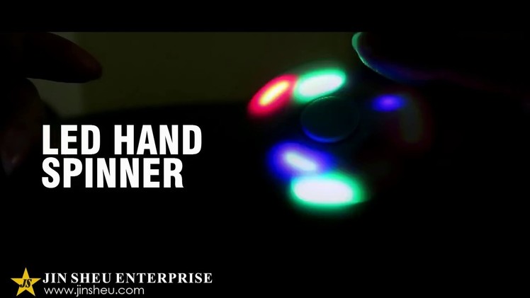 Hot! LED hand spinner stress relieve toy ハンドスピナー 閃燈指尖陀螺