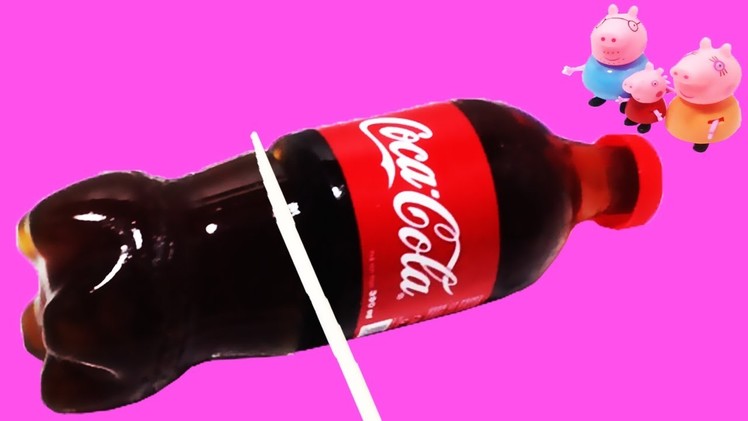 How to Make Coca cola Bottle Shape Jelly Easy DIY Gummy Soda Jello!
