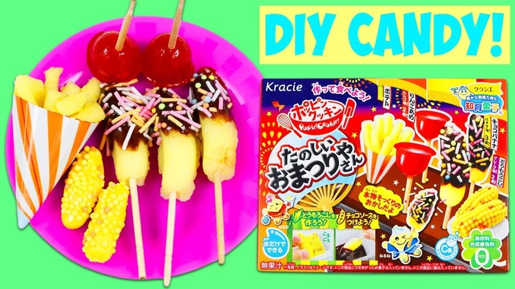 Kracie Popin Cookin DIY Chocolate Banana French Fries Corn on the Cob Candy Making Kit!