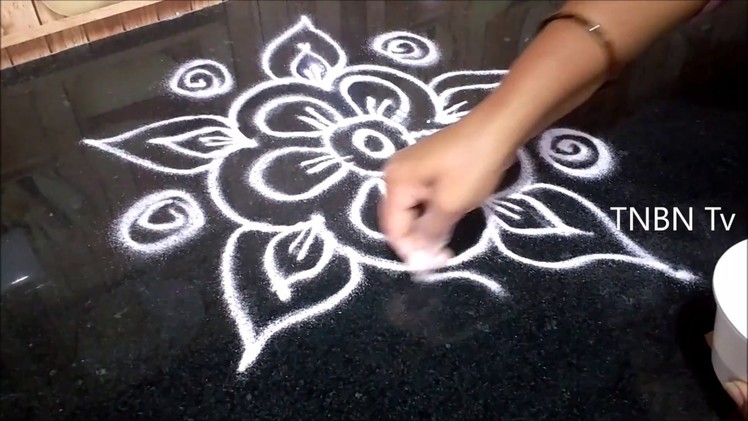 Latest muggulu designs without dots | easy free hand rangoli designs | easy rangoli, easy kolam
