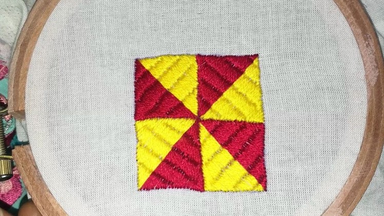 Latest Phulkari stitch hand embroidery