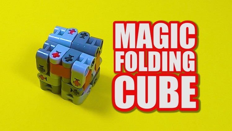 LEGO Magic Folding Cube Tutorial - LEGO Fidget Toy Idea