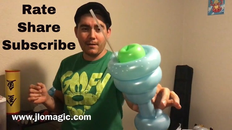 Margarita balloon - tutorial