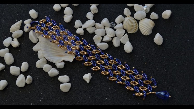 PandaHall Video Tutorial on Making Bead Stitch Wide Bracelet