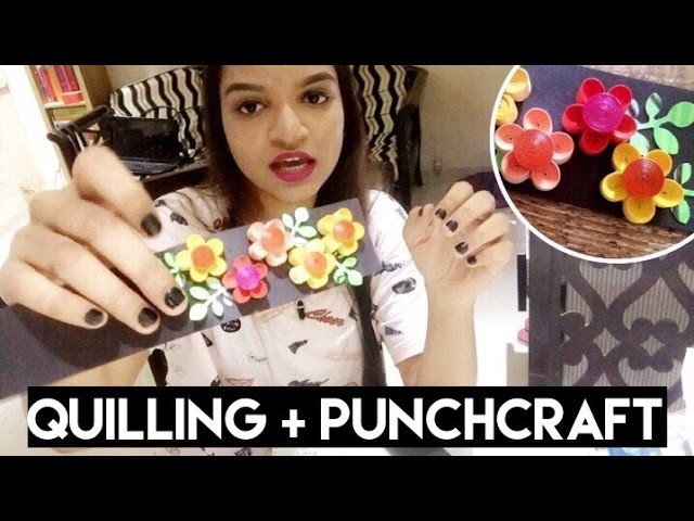 SIMPLE SOLID COIL FLOWER QUILLING TUTORIAL WITH PUNCHCRAFT