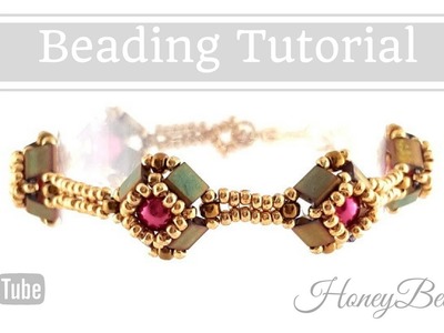 Tilaria Bracelet Easy Beading Tutorial by HoneyBeads1