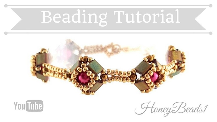 Tilaria Bracelet Easy Beading Tutorial by HoneyBeads1