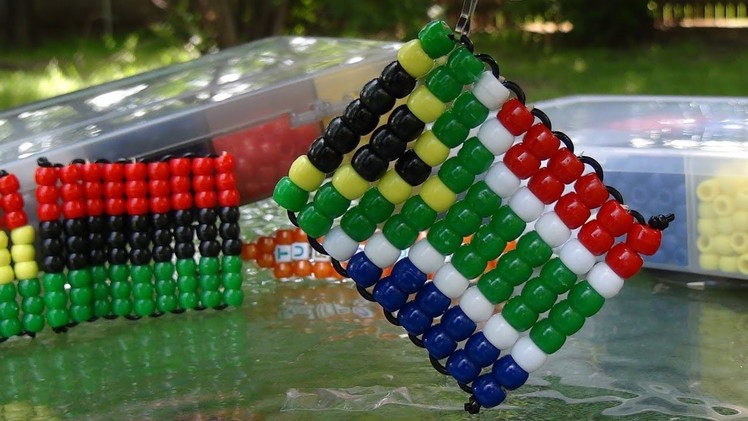 TurboBeads: South Africa Bead Flag Tutorial