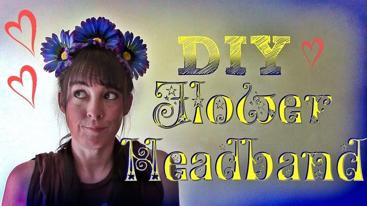 VERY Easy Floral Headband DIY