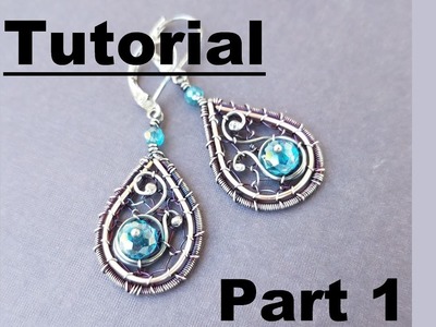 Wire Wrapping Tutorial - Beth's Earrings - Part 1