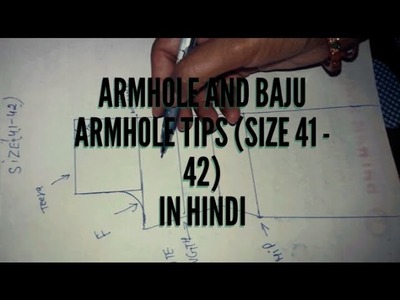 Armhole and baju armhole tips (Size 41-42)