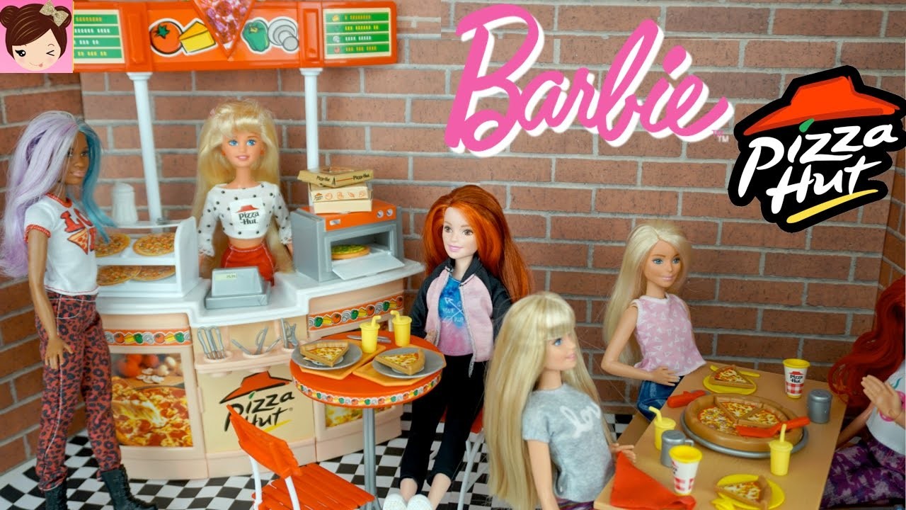 Barbie Pizza Hut Restaurant Playset - Playing with Dolls , Toys for Kids