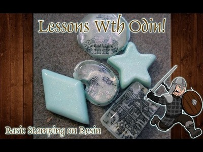 Basic Nail Stamping Techniques with Resin Jewelry - Lessons With Odin: