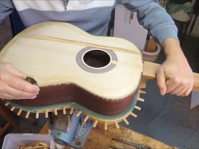 Binding and purfling a guitar part 1