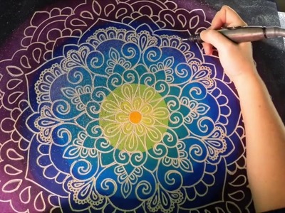 Compilation of Carved Mandala Time-Lapses by Jamie Locke