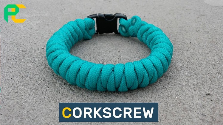 Corkscrew Paracord Bracelet