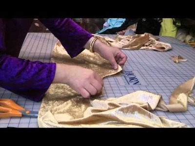 Cutting and sewing a trouser