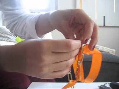 DIY; Bracelet with Silk Ribbon