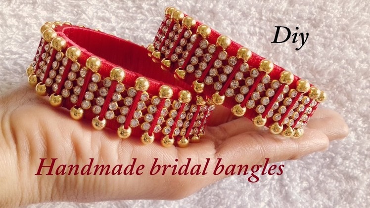 DIY | #Bridal silk thread bangles# || Handmade tutorial | jewellery tutorial